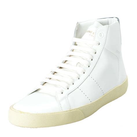 adidas SLVR Women's White Leather Hi Top Fashion Sneakers 